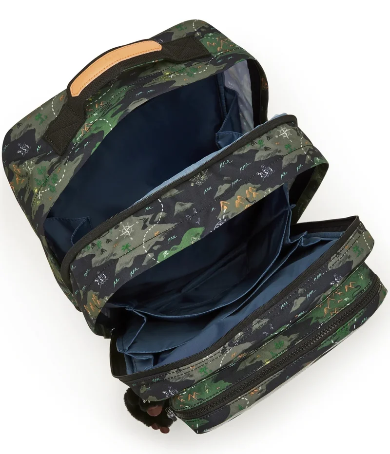 kipling  Scotty Large Unisex Backpack - Camo Treasure  | Best Price UAE